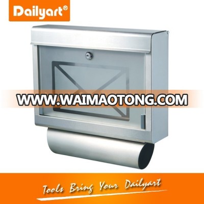 Stainless steel mailbox post box mailboxes for sale(V023083)